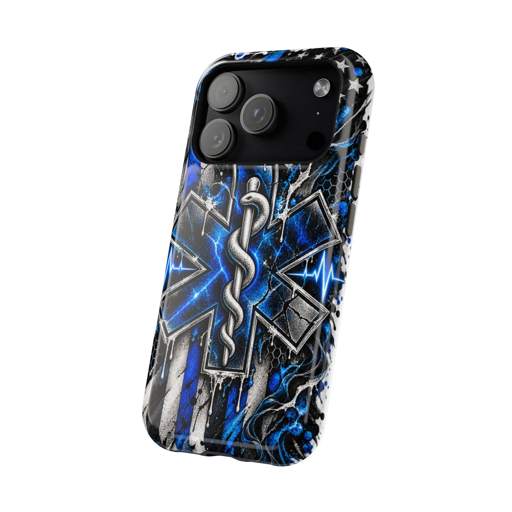 First Responder Strong | Distressed Star of Life EMS Phone Case