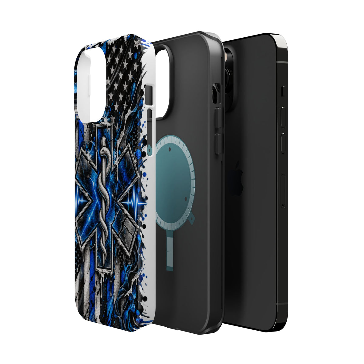 First Responder Strong | Distressed Star of Life EMS Phone Case