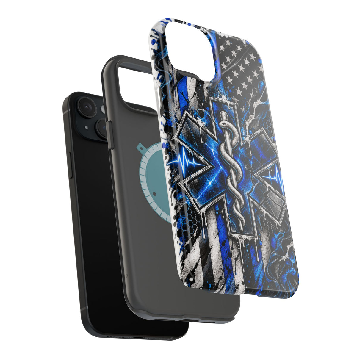 First Responder Strong | Distressed Star of Life EMS Phone Case