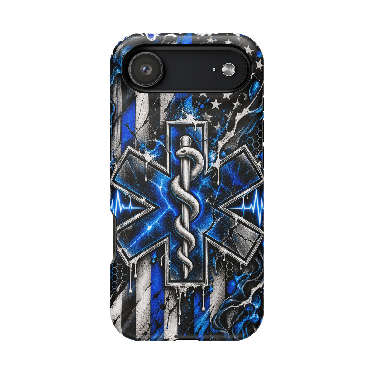 First Responder Strong | Distressed Star of Life EMS Phone Case