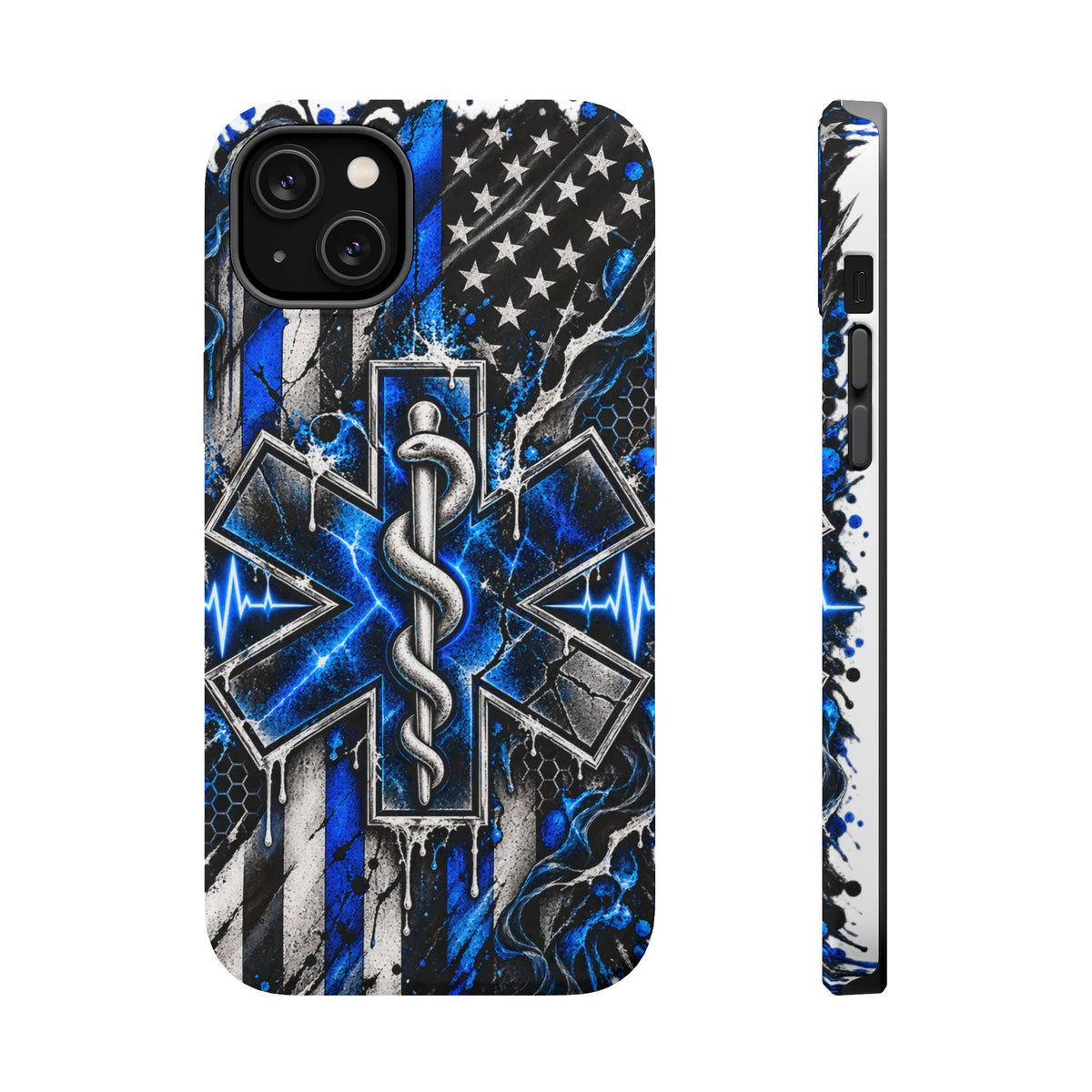 First Responder Strong | Distressed Star of Life EMS Phone Case