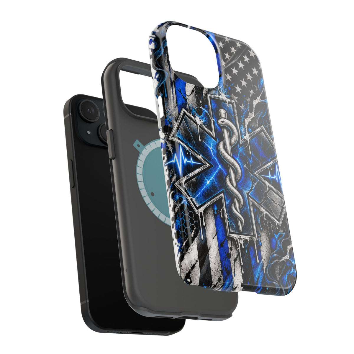 First Responder Strong | Distressed Star of Life EMS Phone Case