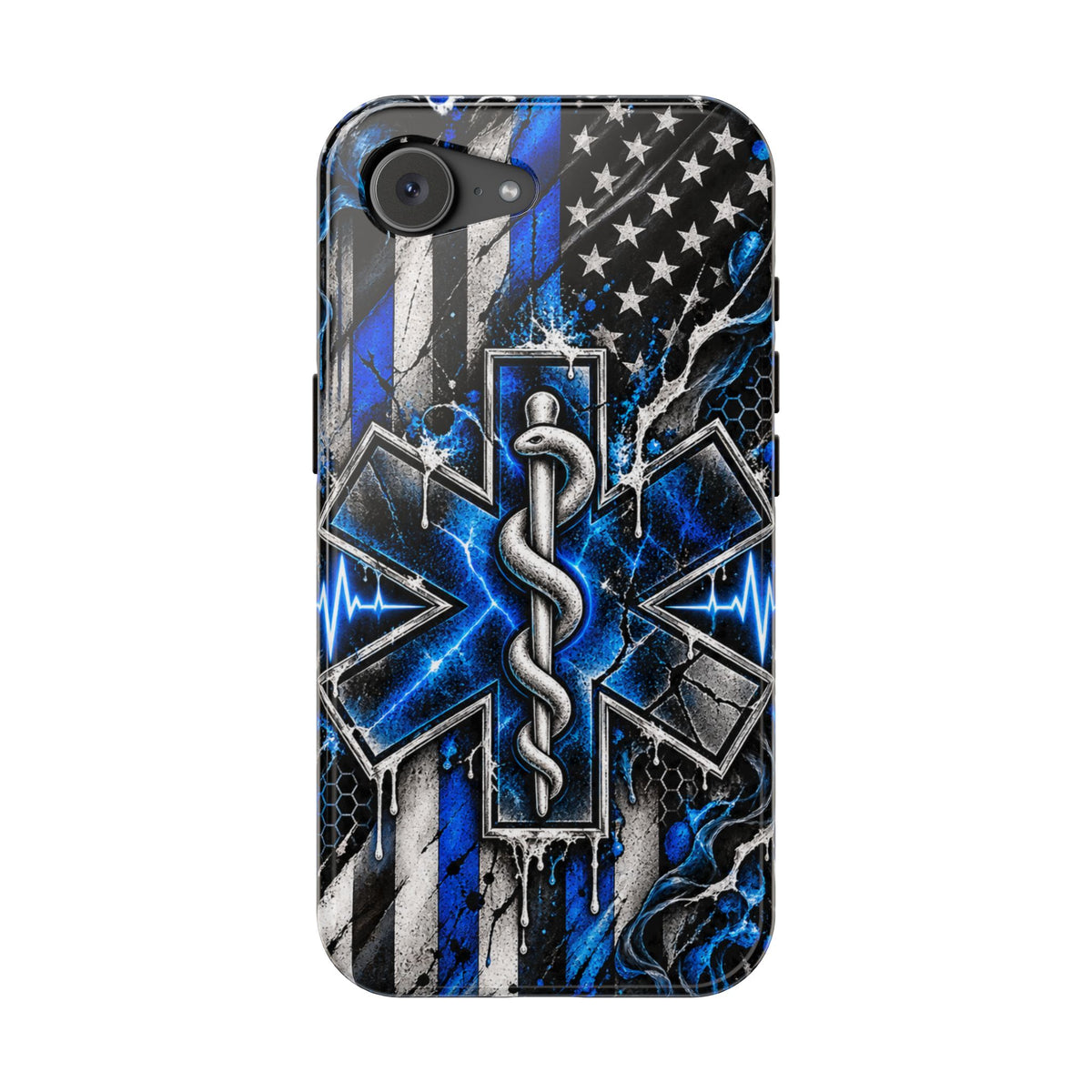 First Responder Strong | Distressed Star of Life EMS Phone Case