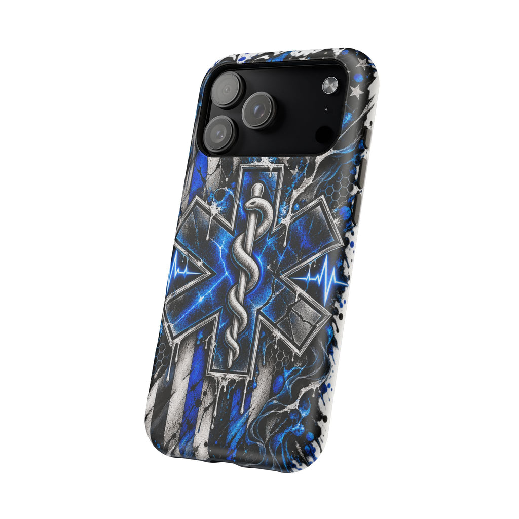 First Responder Strong | Distressed Star of Life EMS Phone Case