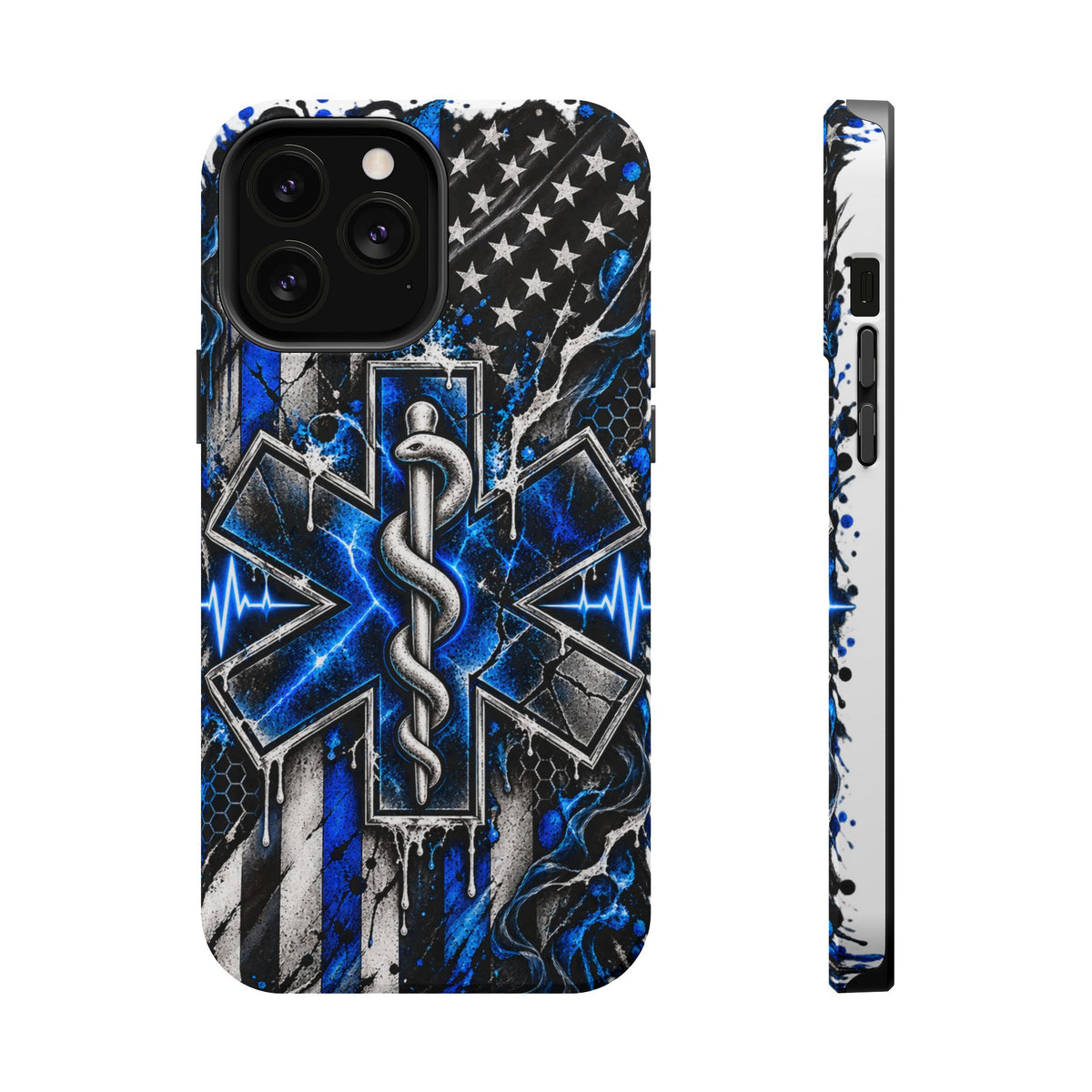 First Responder Strong | Distressed Star of Life EMS Phone Case