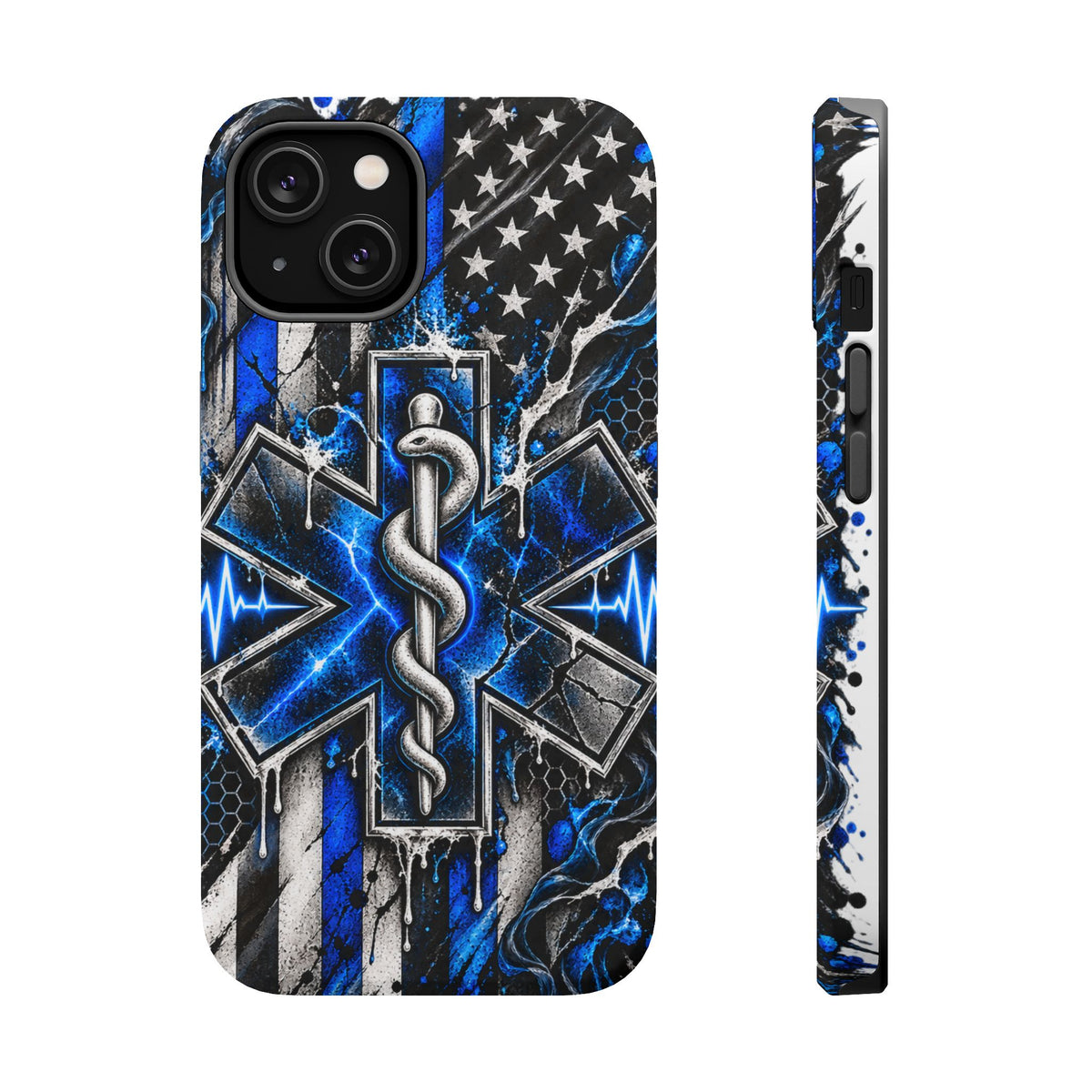 First Responder Strong | Distressed Star of Life EMS Phone Case
