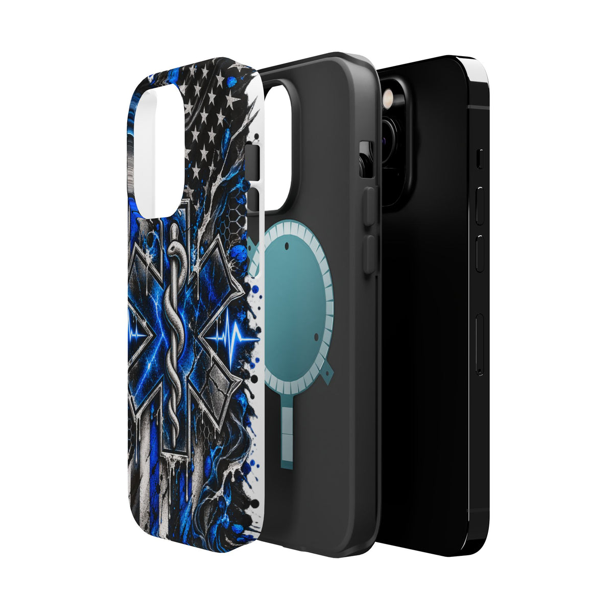 First Responder Strong | Distressed Star of Life EMS Phone Case