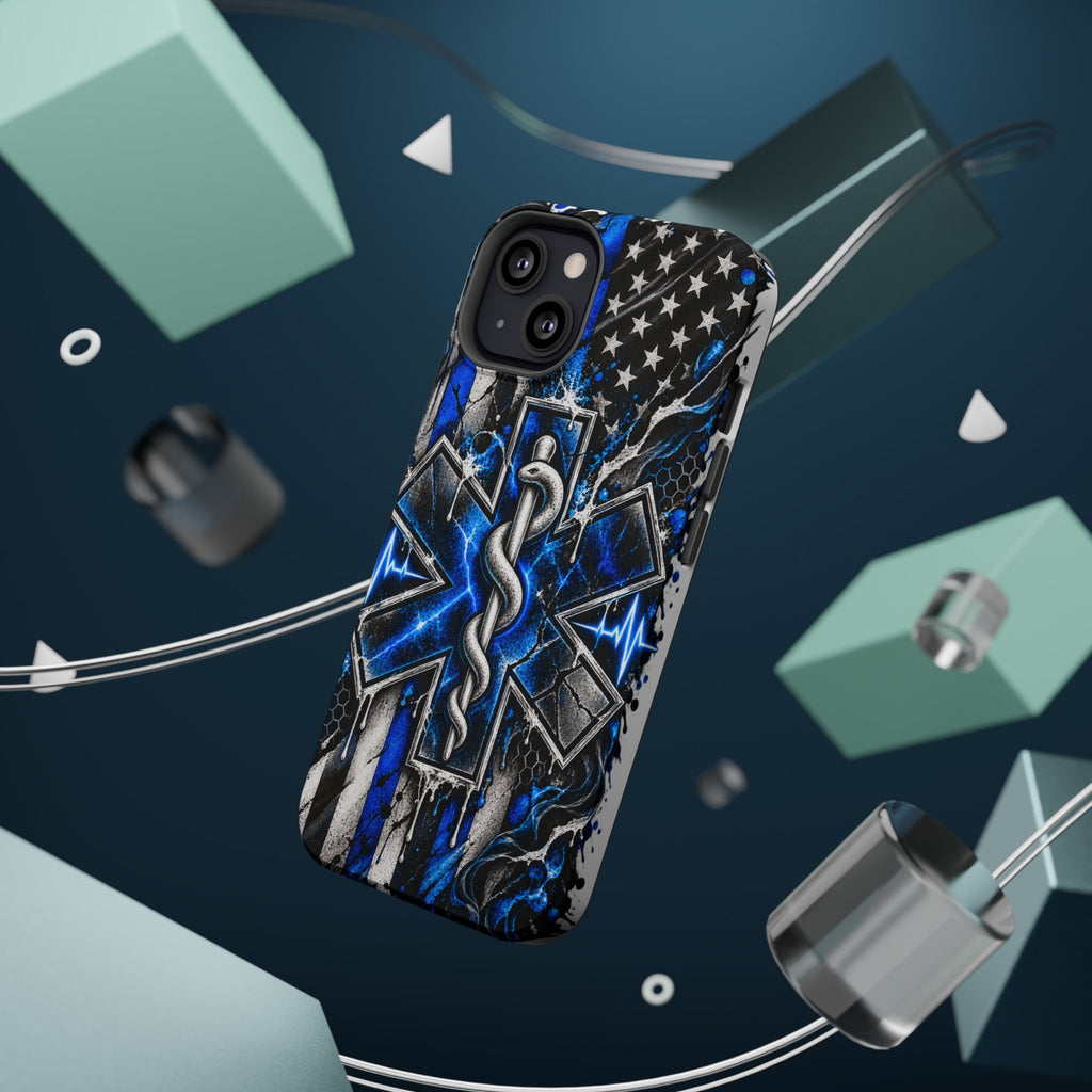 First Responder Strong | Distressed Star of Life EMS Phone Case