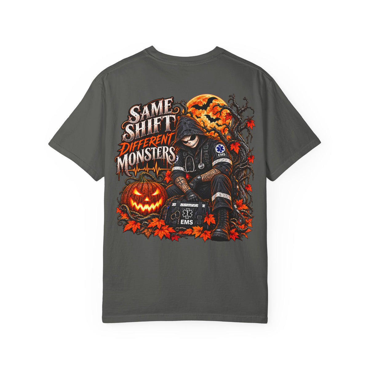 Same Shift Different Monsters | Halloween EMS Comfort Colors® T-Shirt