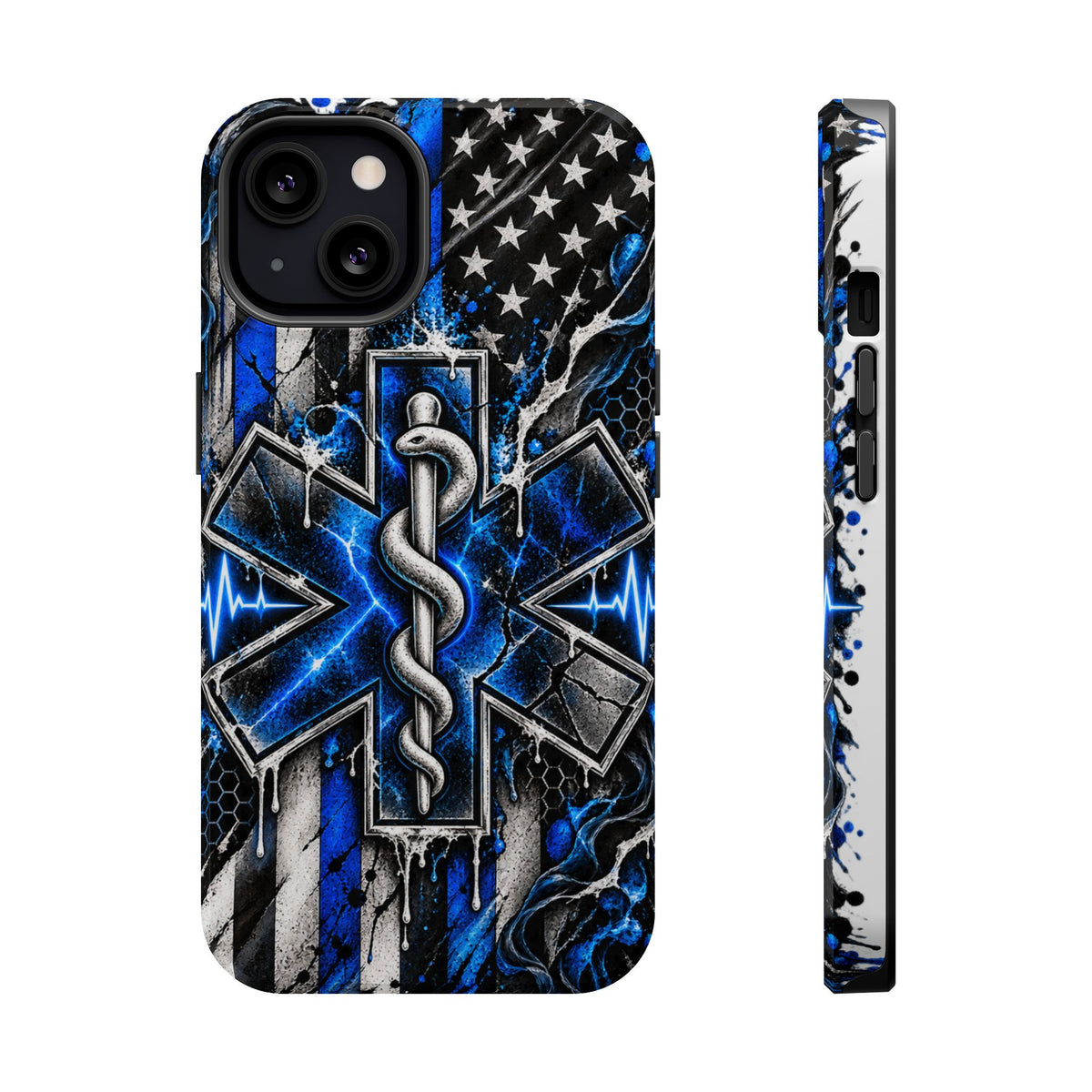 First Responder Strong | Distressed Star of Life EMS Phone Case