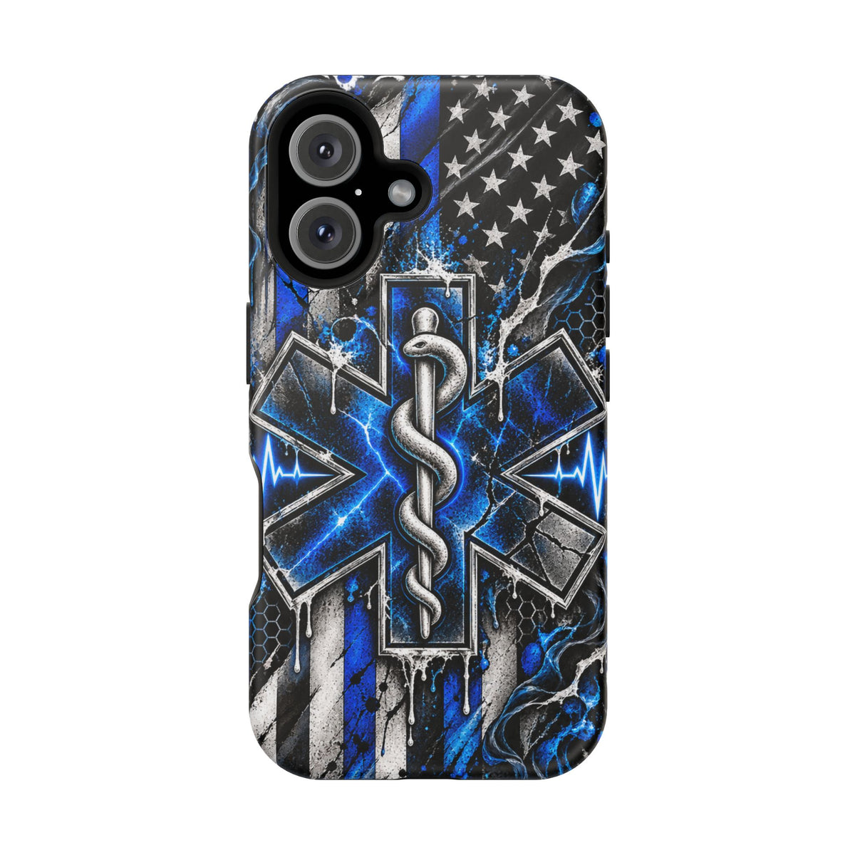 First Responder Strong | Distressed Star of Life EMS Phone Case