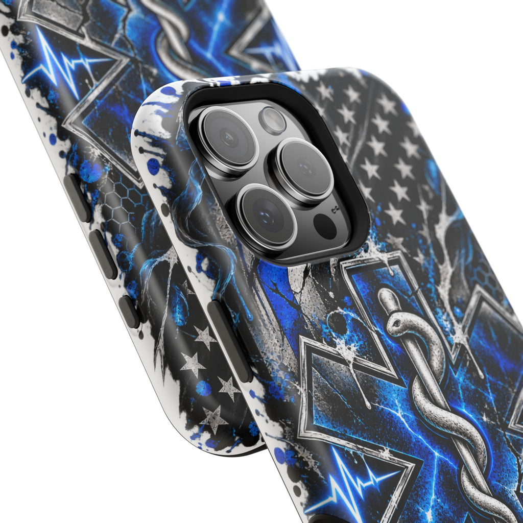 First Responder Strong | Distressed Star of Life EMS Phone Case