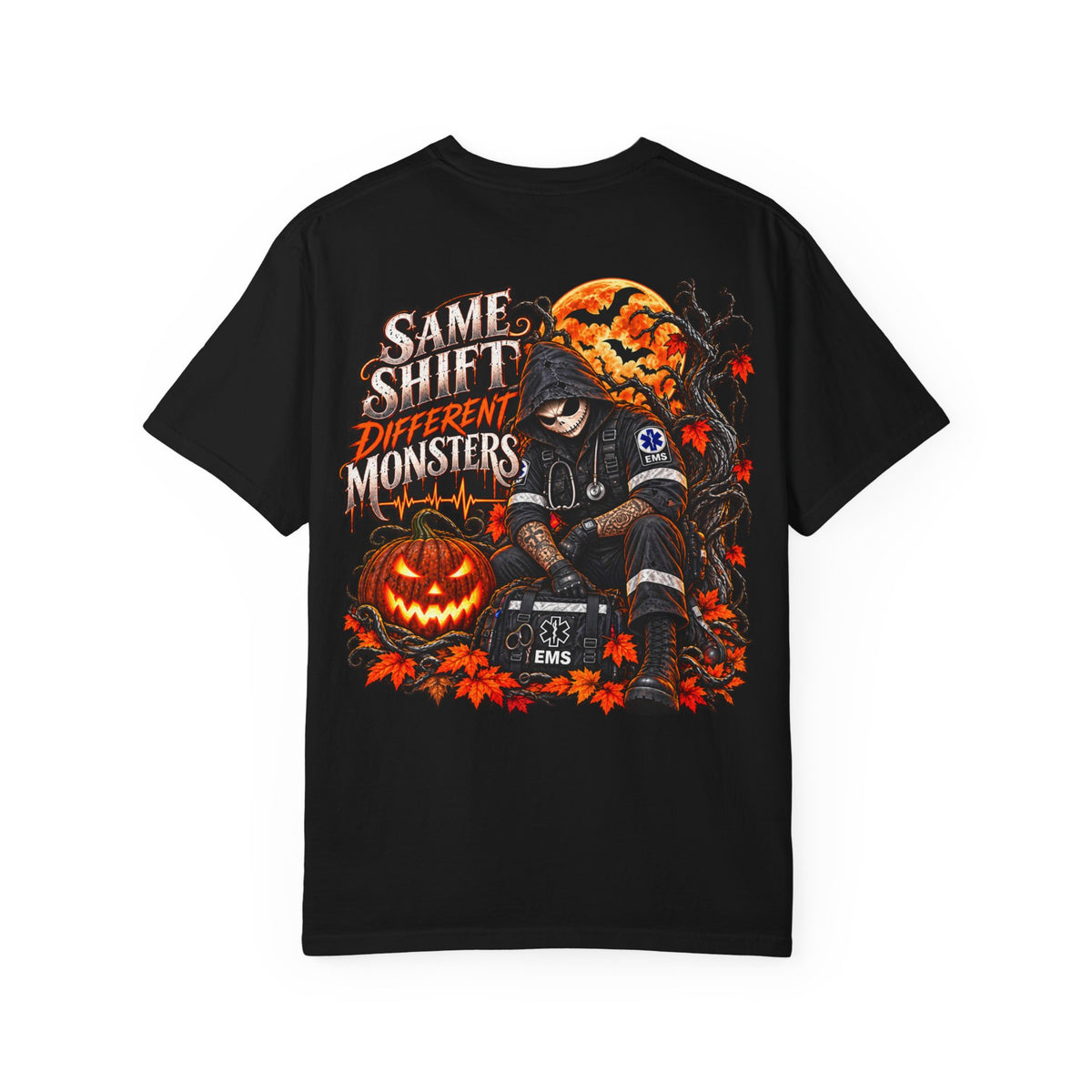 Same Shift Different Monsters | Halloween EMS Comfort Colors® T-Shirt