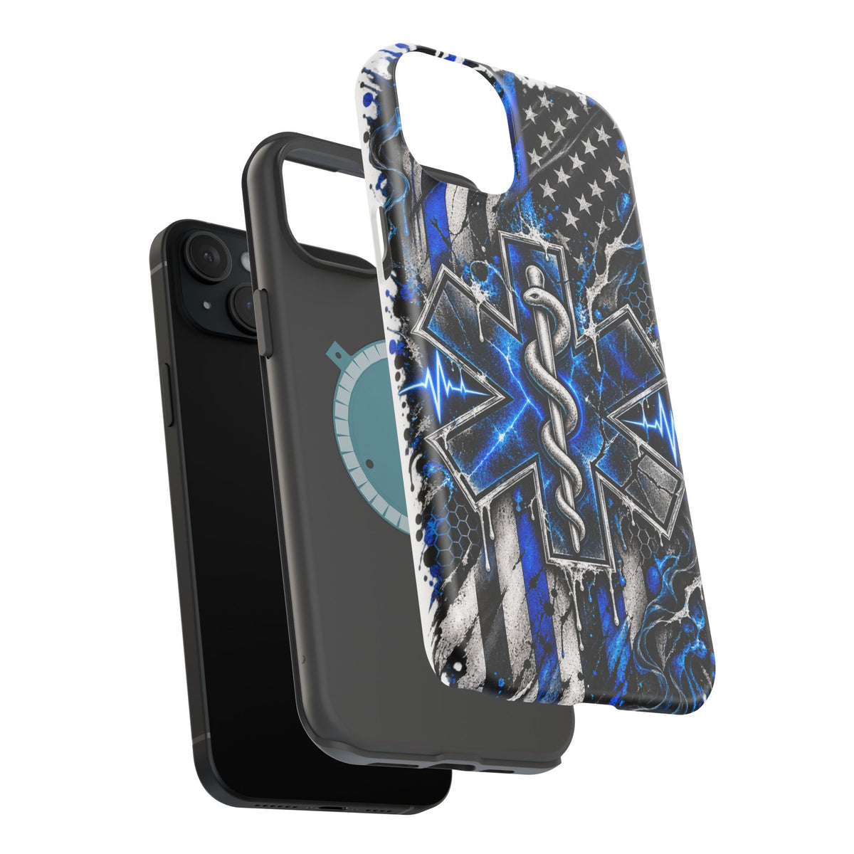 First Responder Strong | Distressed Star of Life EMS Phone Case