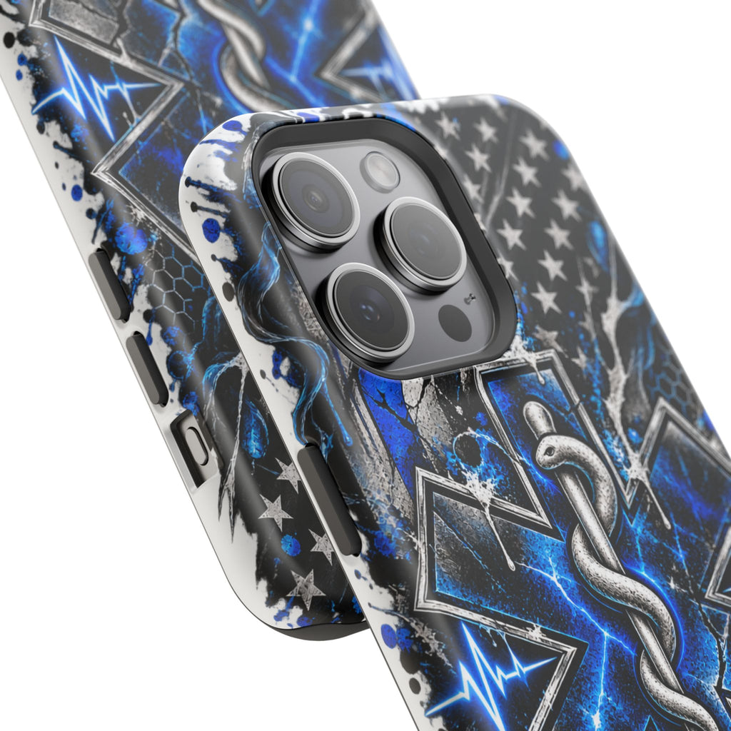 First Responder Strong | Distressed Star of Life EMS Phone Case