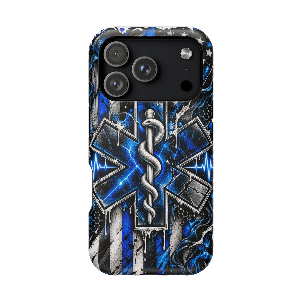 First Responder Strong | Distressed Star of Life EMS Phone Case