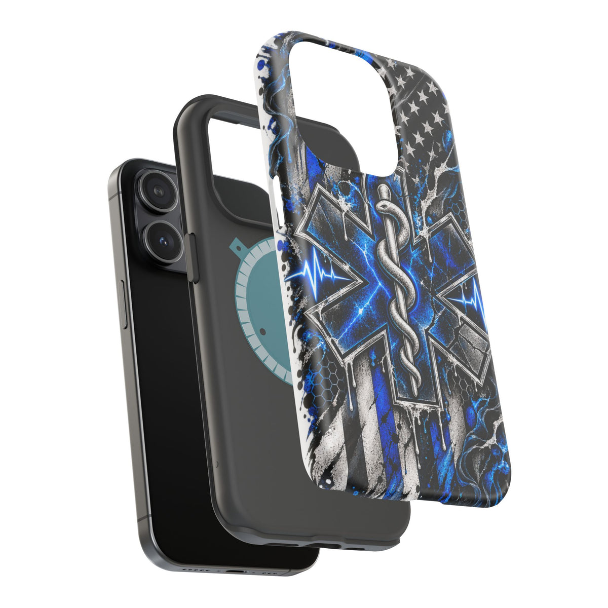 First Responder Strong | Distressed Star of Life EMS Phone Case