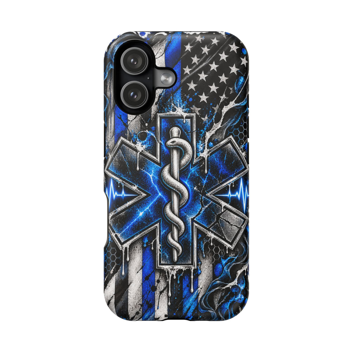 First Responder Strong | Distressed Star of Life EMS Phone Case