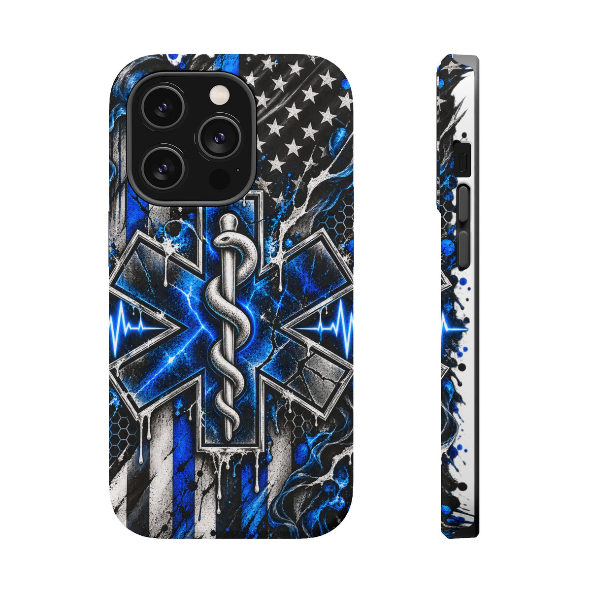 First Responder Strong | Distressed Star of Life EMS Phone Case