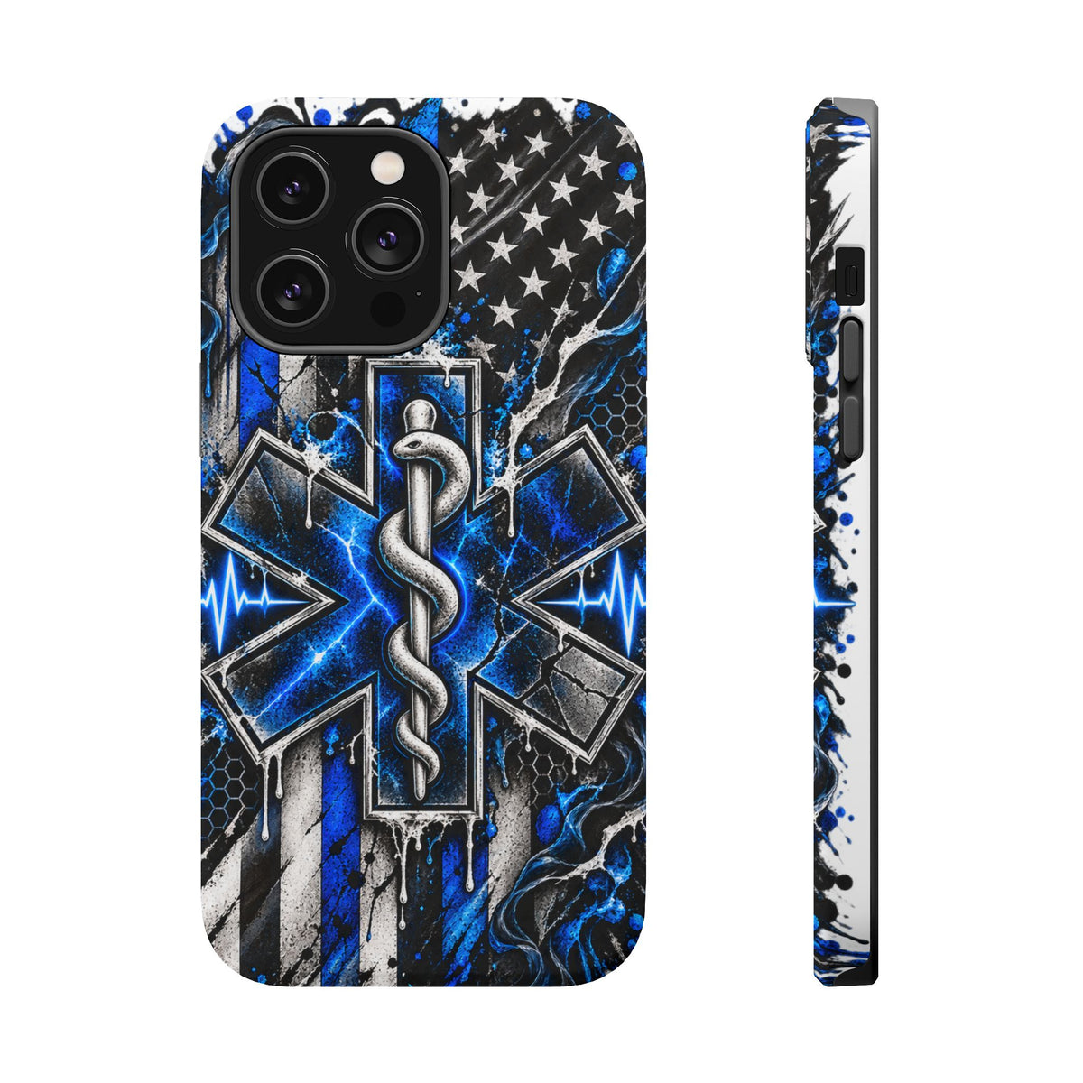 First Responder Strong | Distressed Star of Life EMS Phone Case