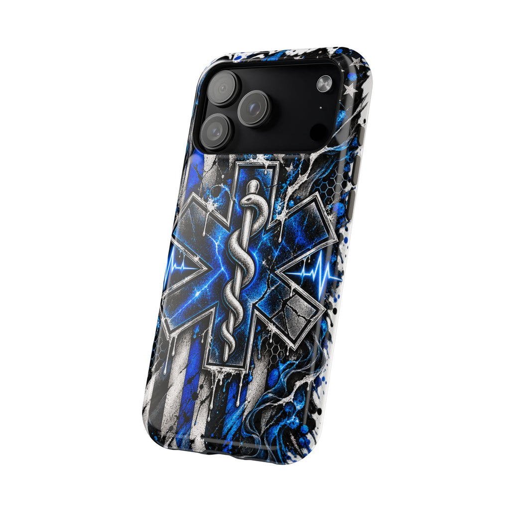 First Responder Strong | Distressed Star of Life EMS Phone Case