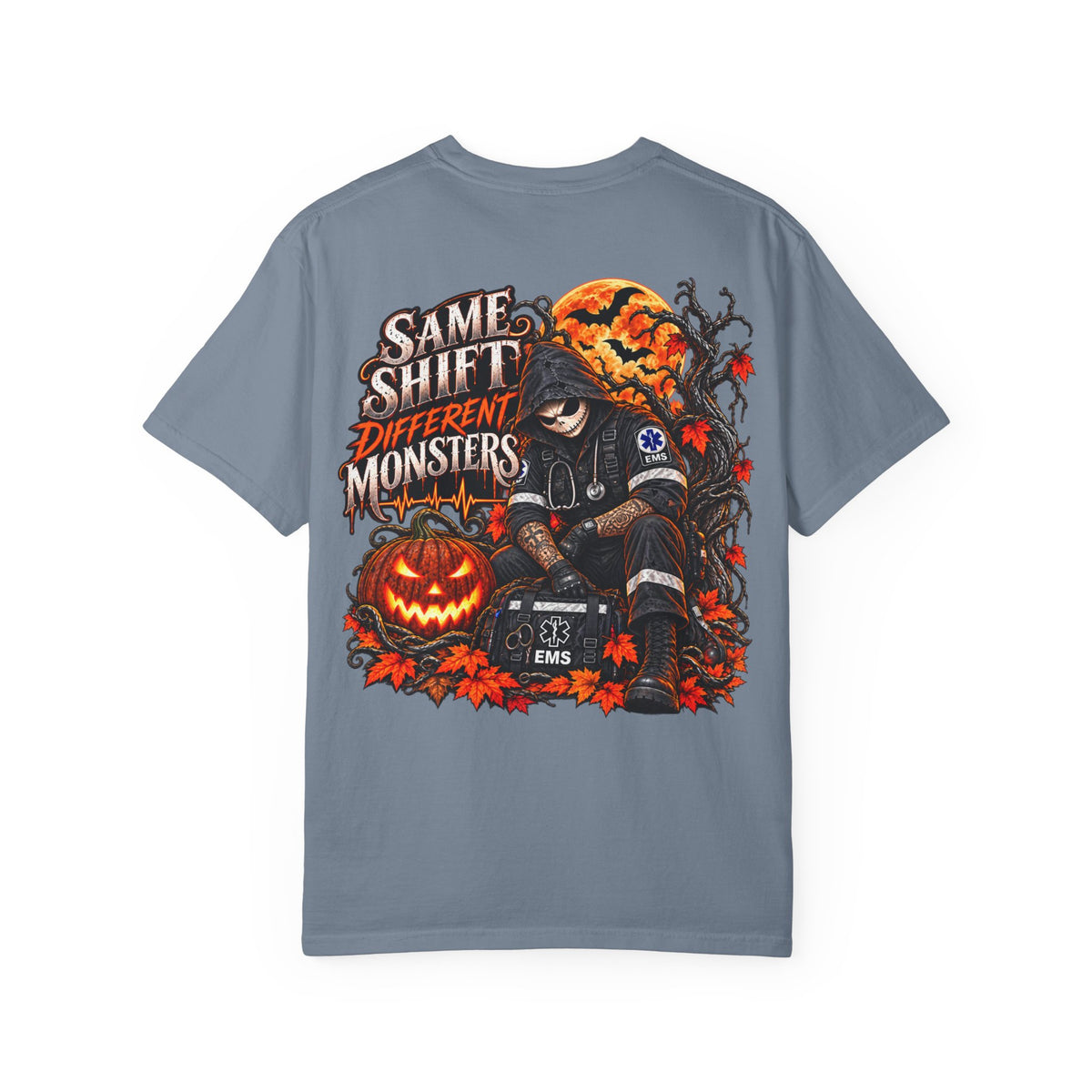 Same Shift Different Monsters | Halloween EMS Comfort Colors® T-Shirt