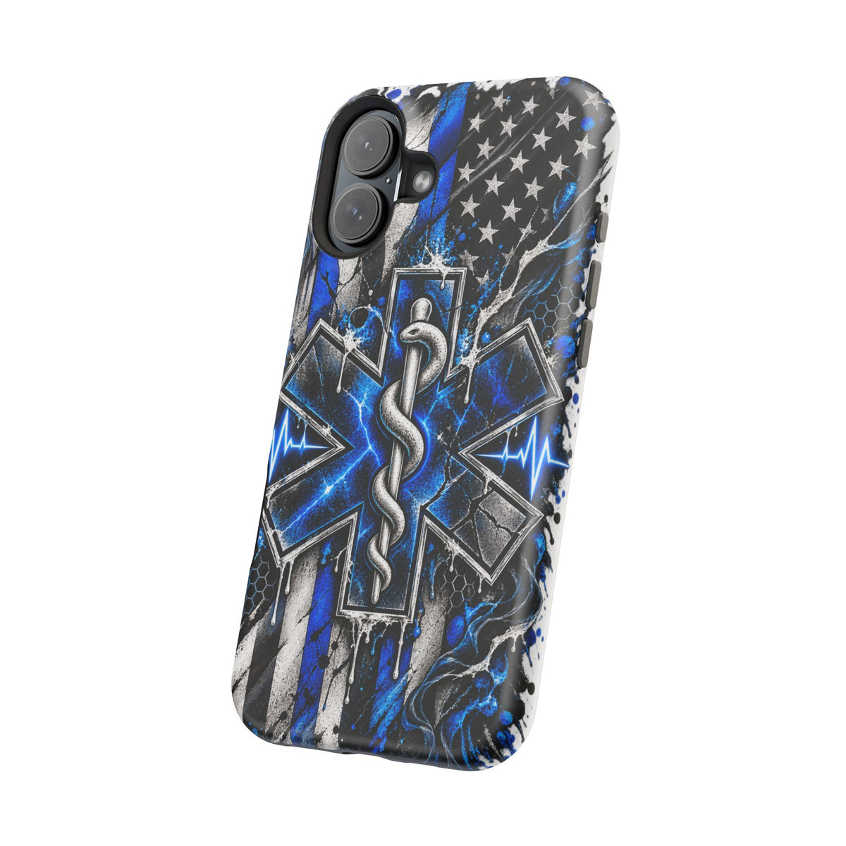 First Responder Strong | Distressed Star of Life EMS Phone Case