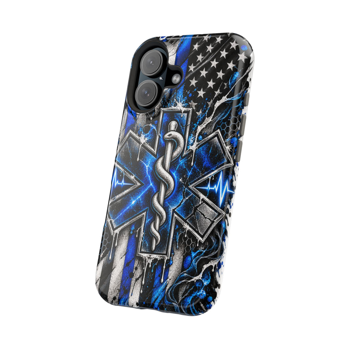 First Responder Strong | Distressed Star of Life EMS Phone Case