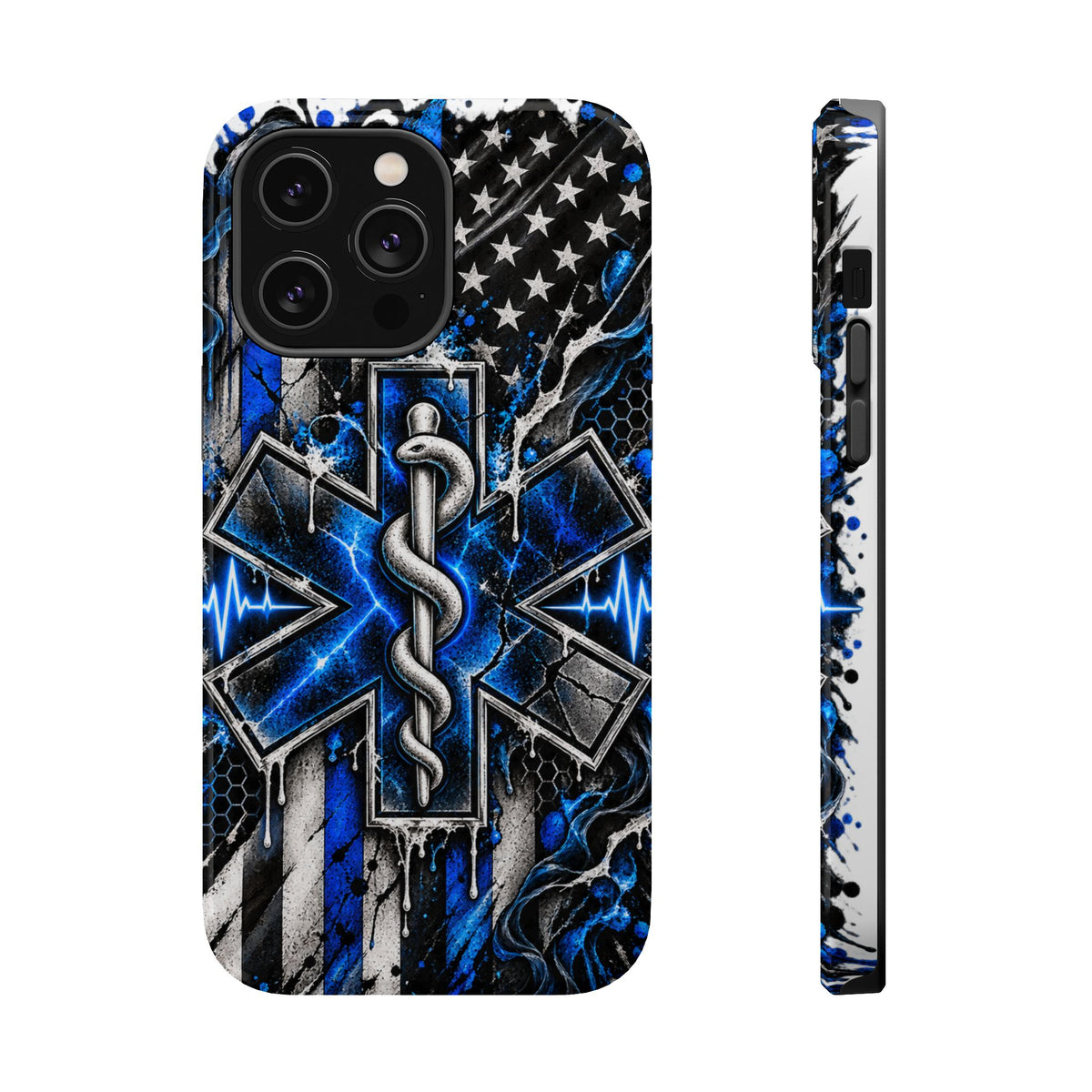 First Responder Strong | Distressed Star of Life EMS Phone Case