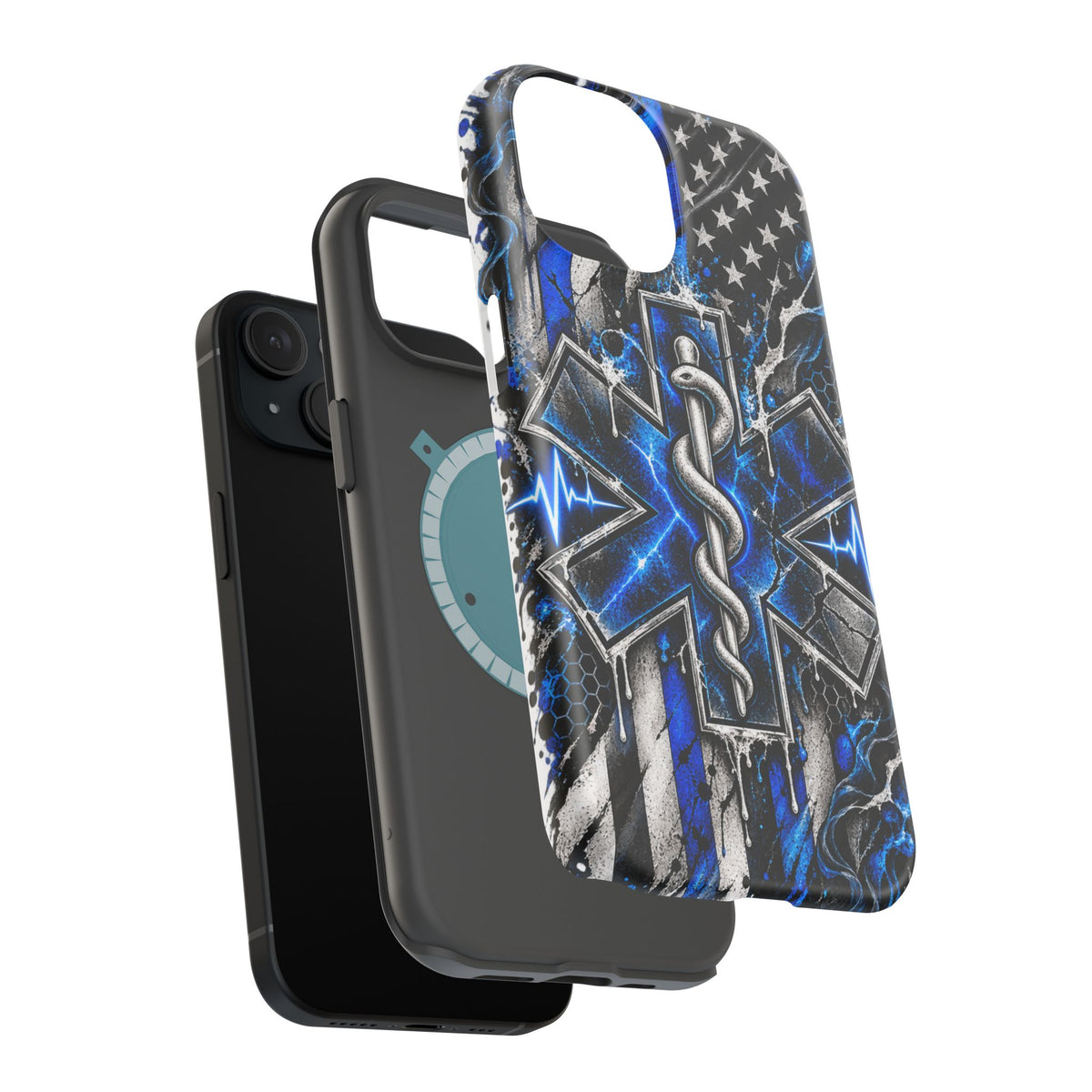 First Responder Strong | Distressed Star of Life EMS Phone Case