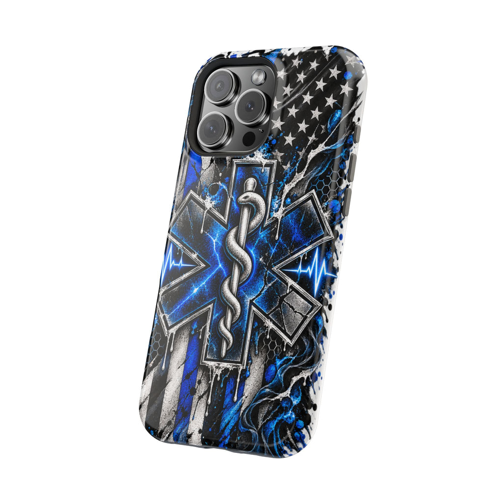 First Responder Strong | Distressed Star of Life EMS Phone Case