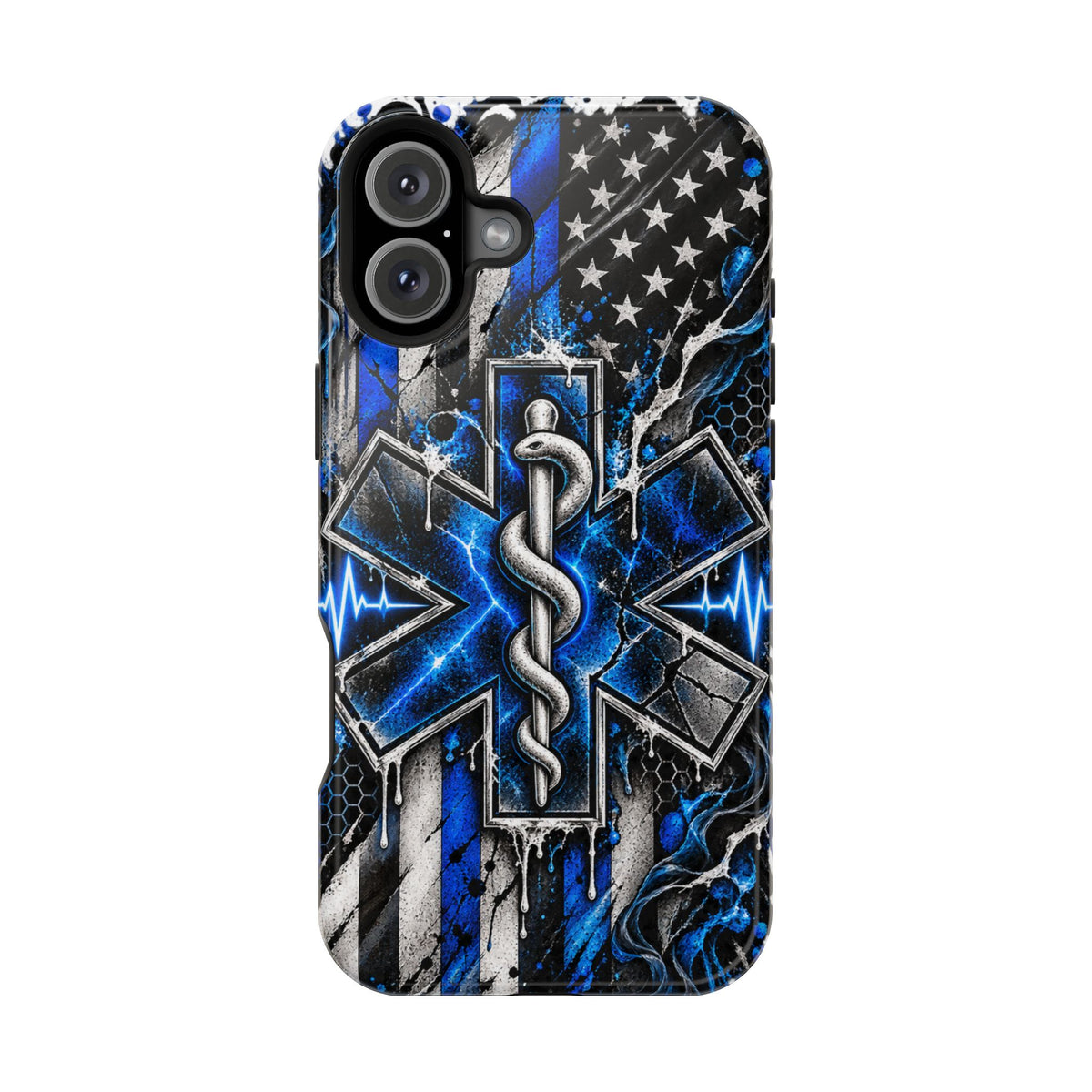 First Responder Strong | Distressed Star of Life EMS Phone Case