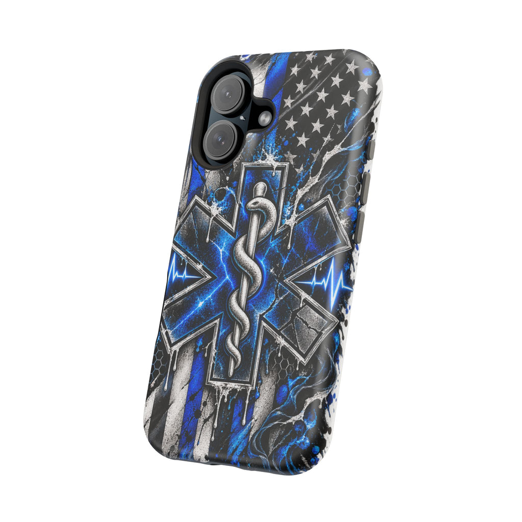 First Responder Strong | Distressed Star of Life EMS Phone Case