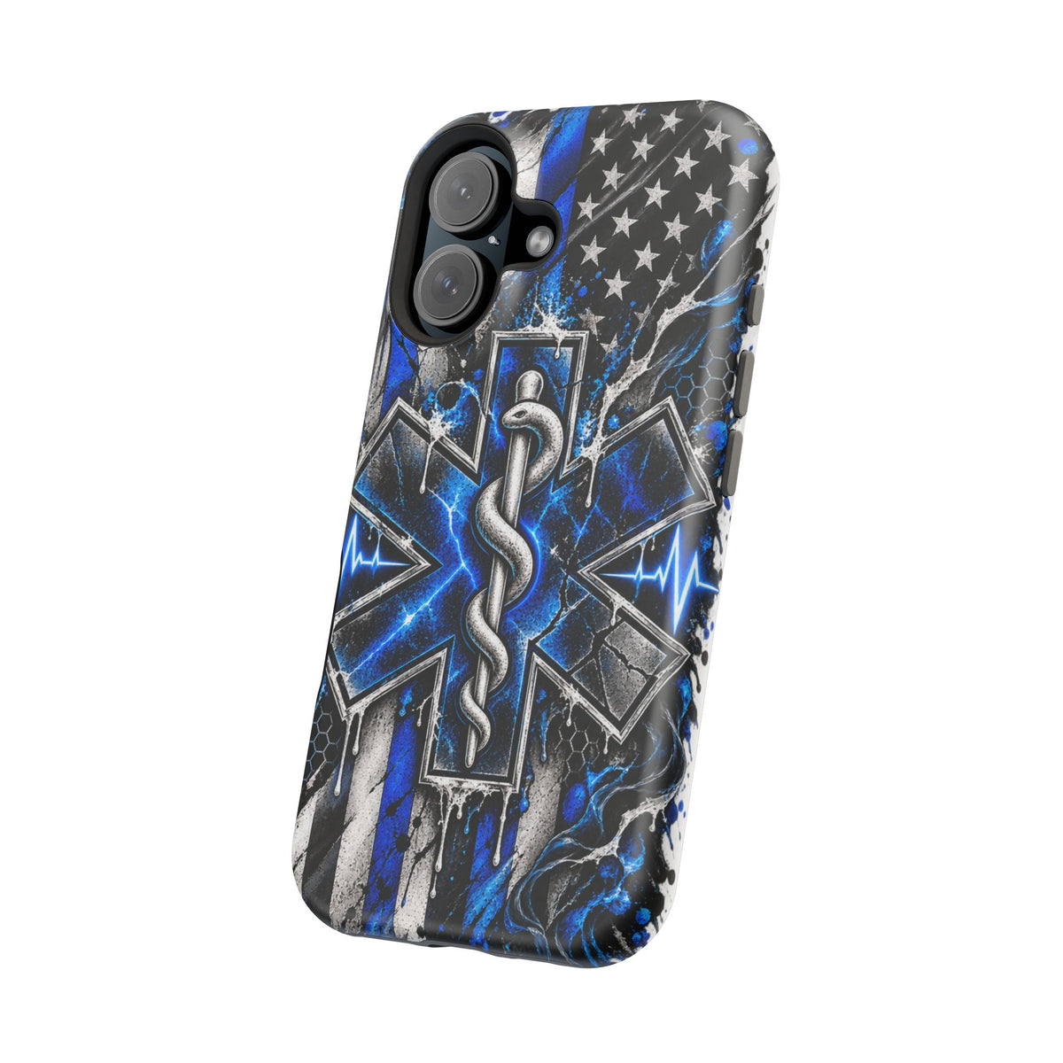 First Responder Strong | Distressed Star of Life EMS Phone Case