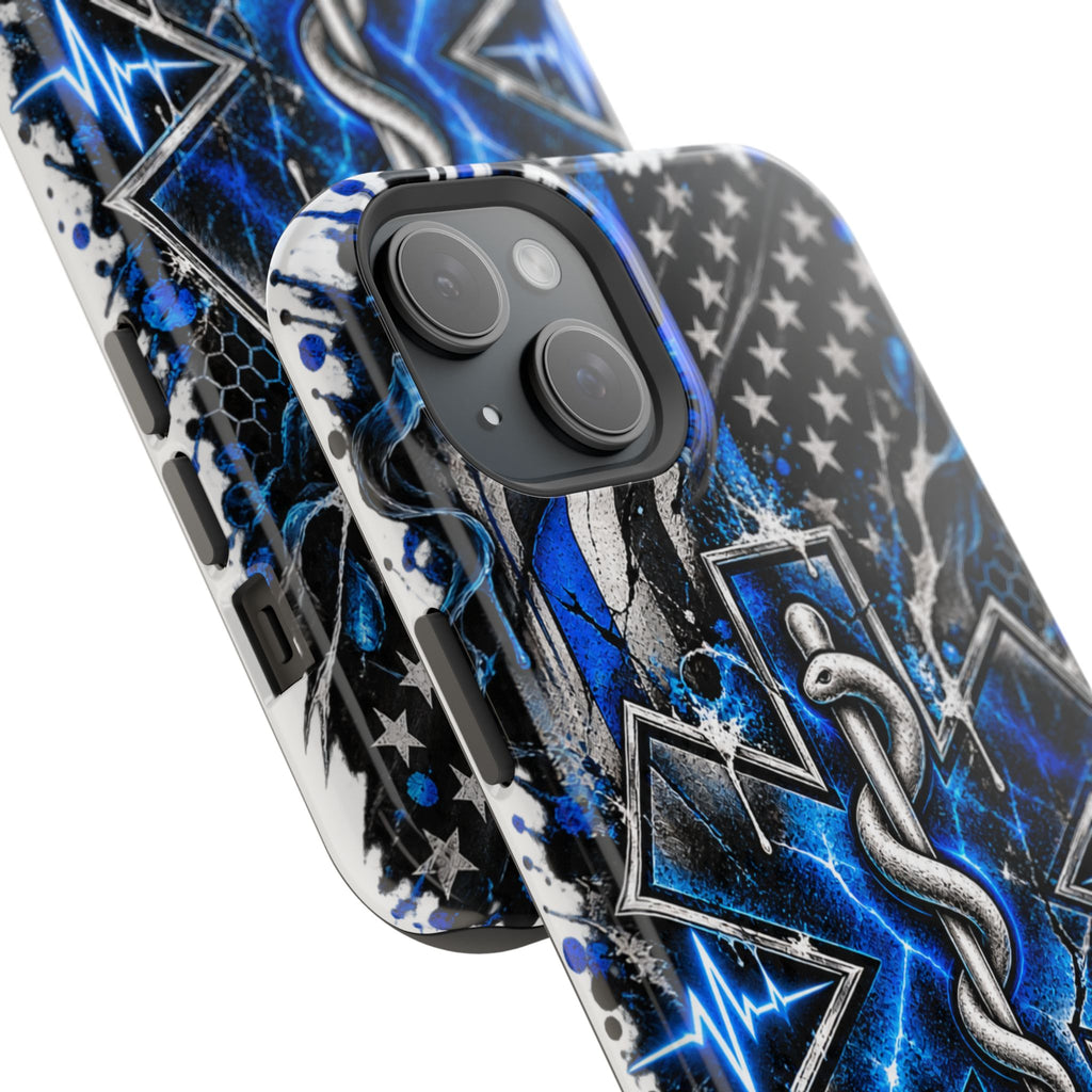 First Responder Strong | Distressed Star of Life EMS Phone Case