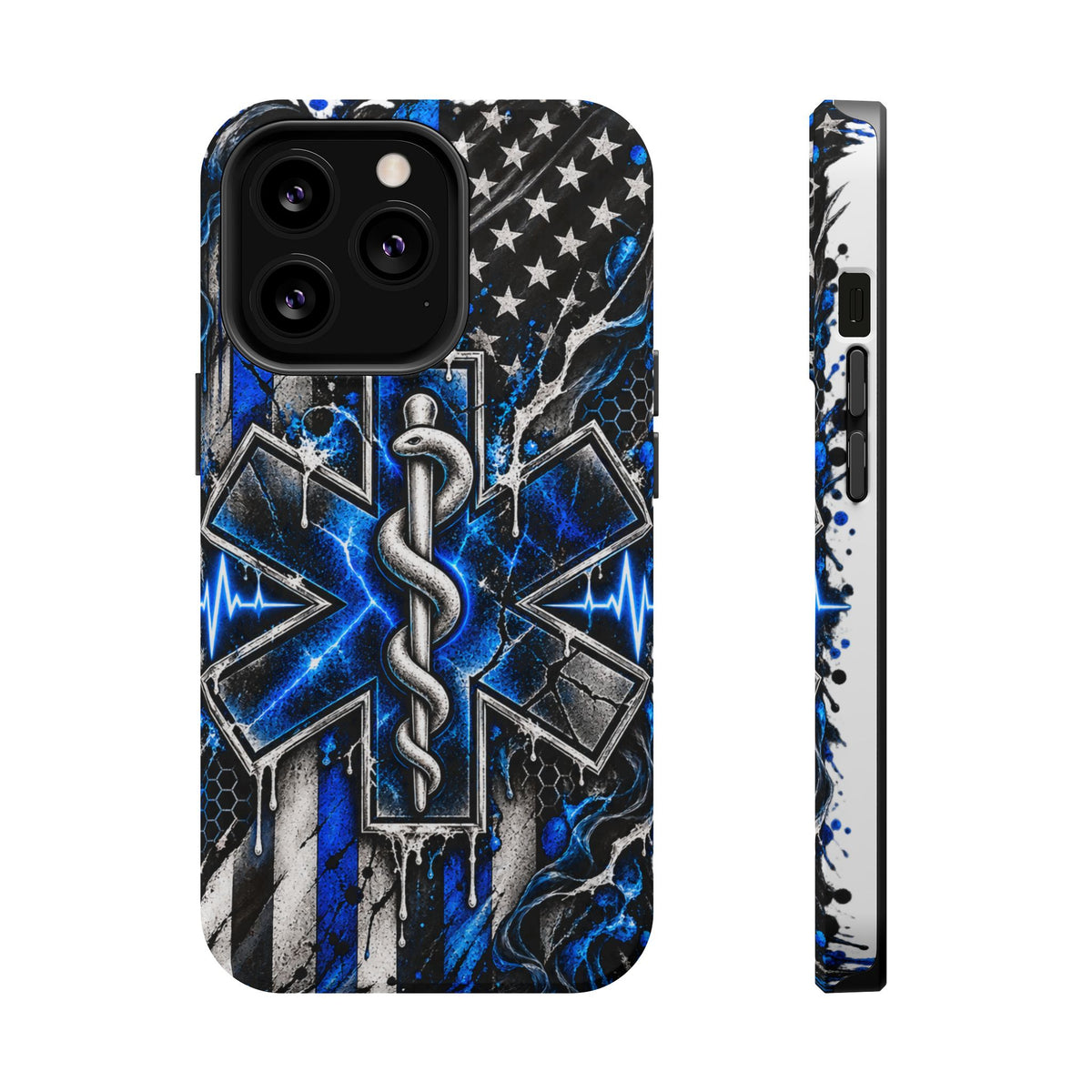 First Responder Strong | Distressed Star of Life EMS Phone Case