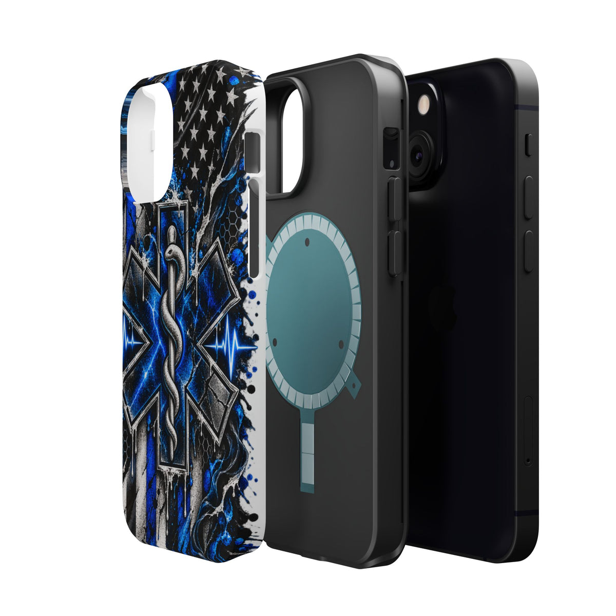 First Responder Strong | Distressed Star of Life EMS Phone Case
