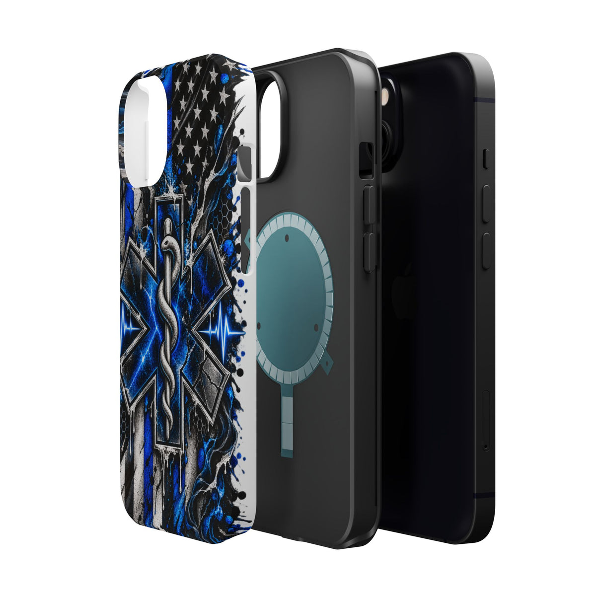 First Responder Strong | Distressed Star of Life EMS Phone Case