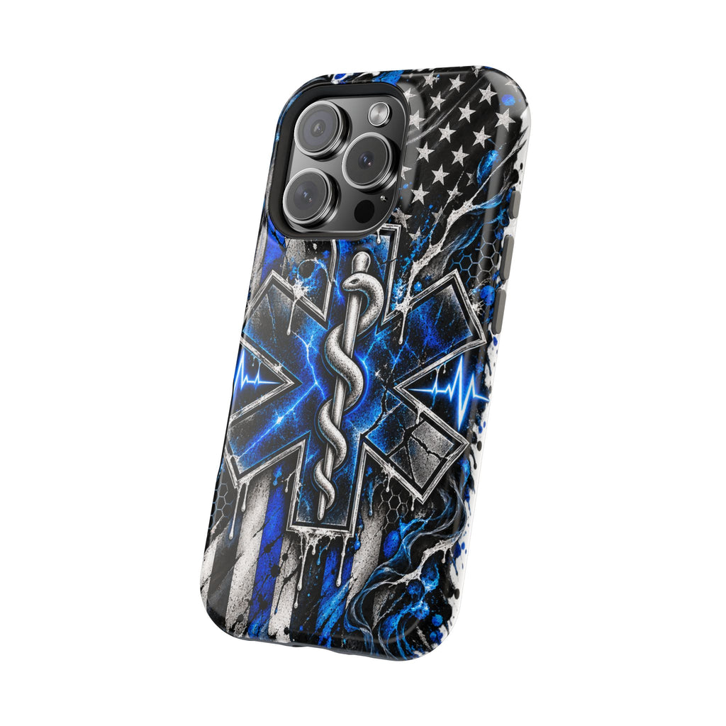First Responder Strong | Distressed Star of Life EMS Phone Case
