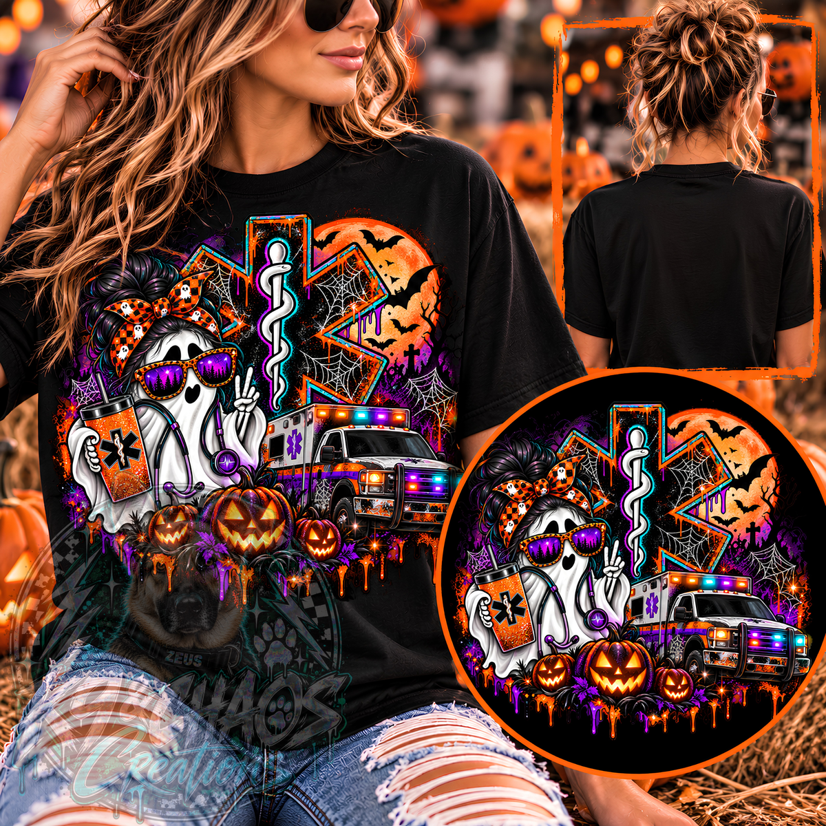 Spooky Season EMS – Halloween EMT PNG Digital Download