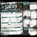 SAR K9 Training & Deployment Log | 8-Page Printable K9 Handler Workbook