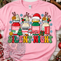 Silent Night Christmas EMS Shirt | Festive Medication T-Shirt