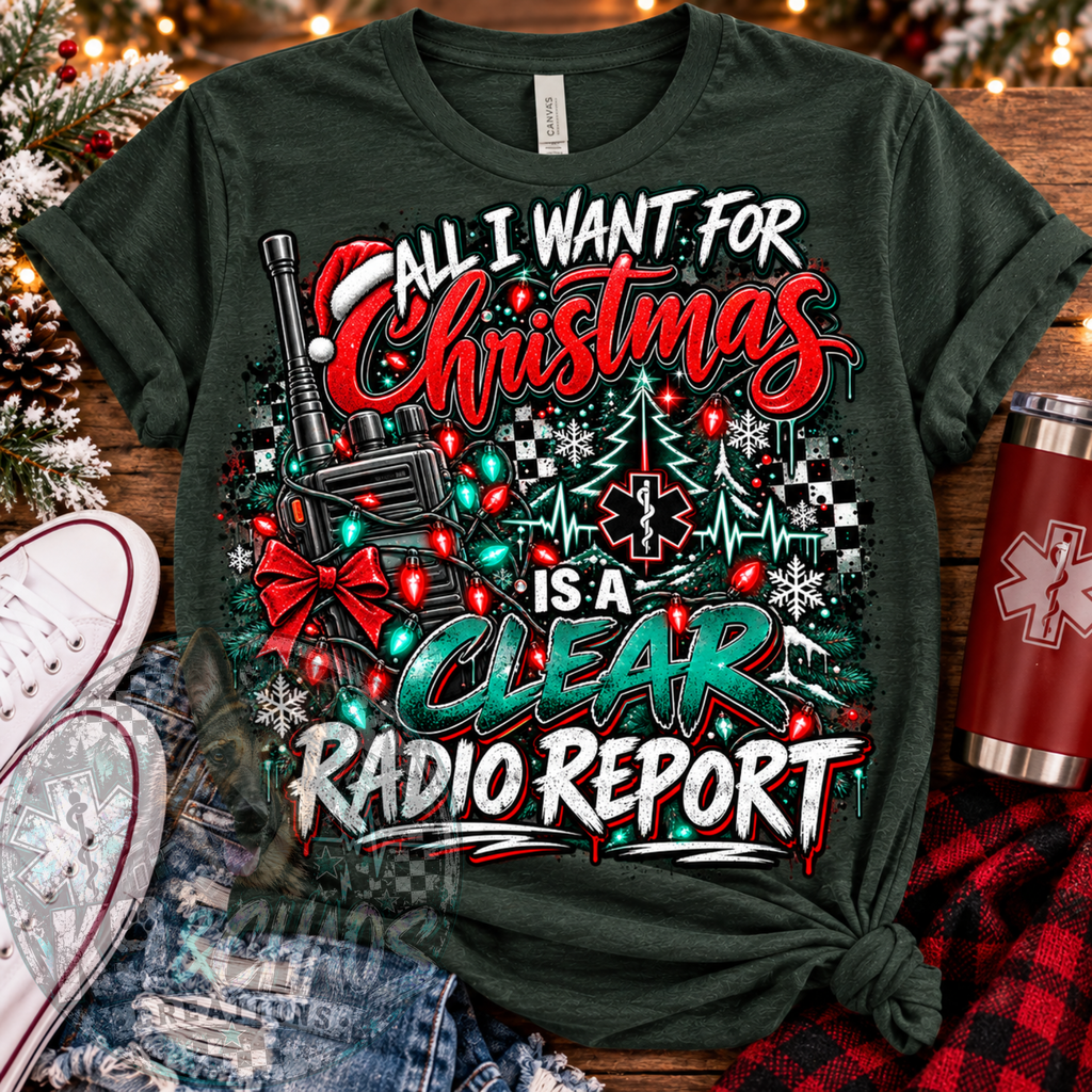 All I Want for Christmas Is a Clear Radio Report | EMS Christmas PNG
